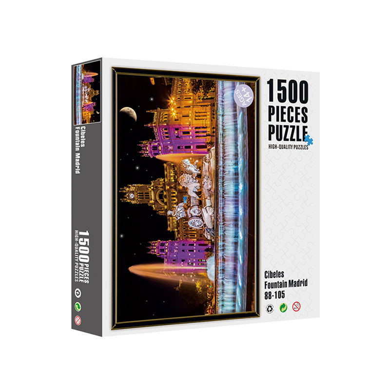 Custom Crossword Puzzle Factory Price 1500 Pieces Jigsaw Puzzles