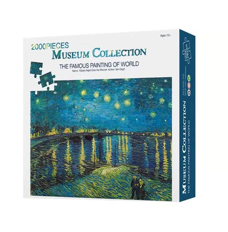 Hot Sale Puzzle with Reasonable Price Adult Map Shape 2000 Pieces Jigsaw Puzzle Manufacturer in China