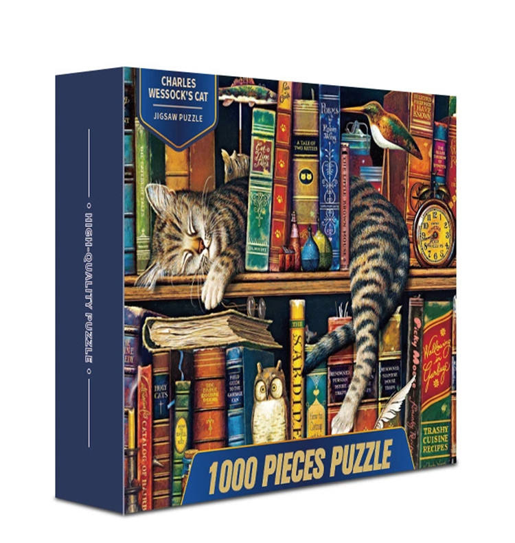 Free Sample with Competitive price Paper Cardboard 500 1000 pieces Jigsaw Puzzle