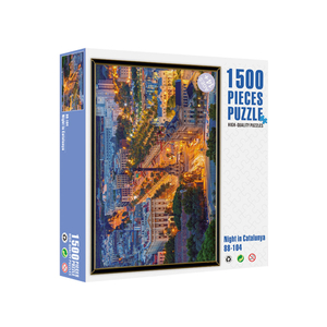 Adult Jigsaw puzzle Custom Sublimation print 1000 1500 2000 pcs cardboard jigsaw puzzle for kids