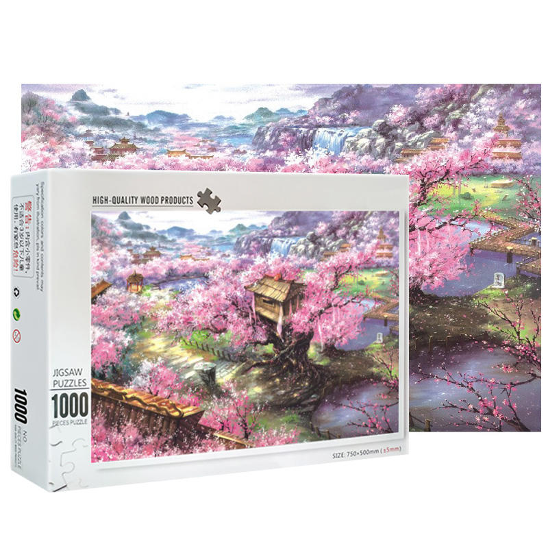 Custom Artwork Other Educational Toys 1000 Pieces Jigsaw Puzzle For Puzzles & Games