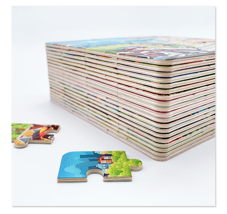 High Quality Students Educational board Games Paper Jigsaw Puzzle For Children