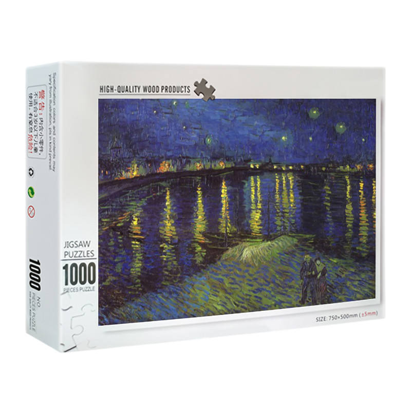 High Quality scenery printable Jigsaw Puzzle Factory wooden 1000 1500 Pieces puzzles For Adults