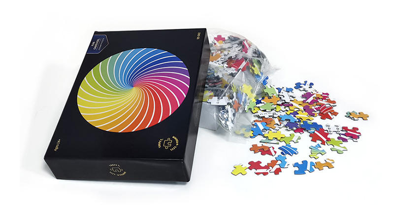 Wholesale Custom Diy Puzzle Games Round good price cardboard Jigsaw Puzzle 500 Pieces