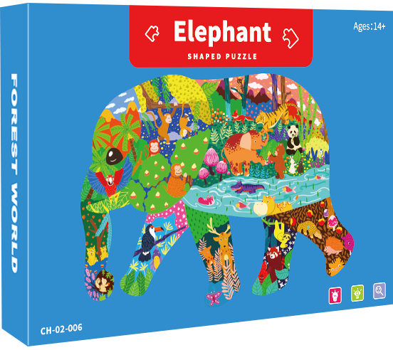 Hot Sale Customized Printing Kids A3 A4 Size Animal Children Jigsaw Puzzles in China