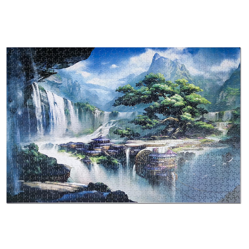 Wholesale Puzzle Game Customized Adult Wooden Jigsaw 1000 Pieces