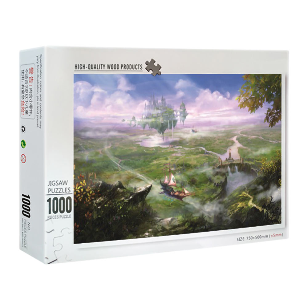 To map 1000 pieces of customized paper puzzles from the factory