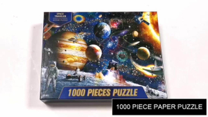 Wholesale factory puzzle products for Adult Game Custom design cardboard 1000 pcs jigsaw puzzles
