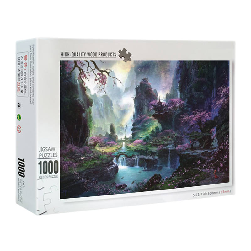 Accept Custom Paper can on frame Printable Sublimation 500 1000 pieces Jigsaw Puzzle For Children