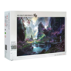 Factory OEM puzzle supplier customized puzzles 1000 pieces game jigsaw puzzles for adult