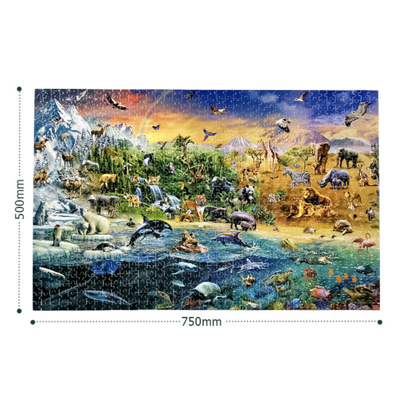Hot Sale 1000 Pieces Educational Wood Jigsaw Wooden Puzzle For Adult
