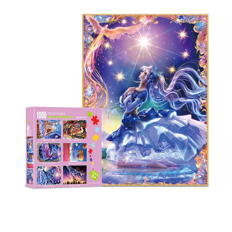 Jigsaw puzzle printer produce 1000 piece plastic jigsaw puzzle with customized Designs for adult