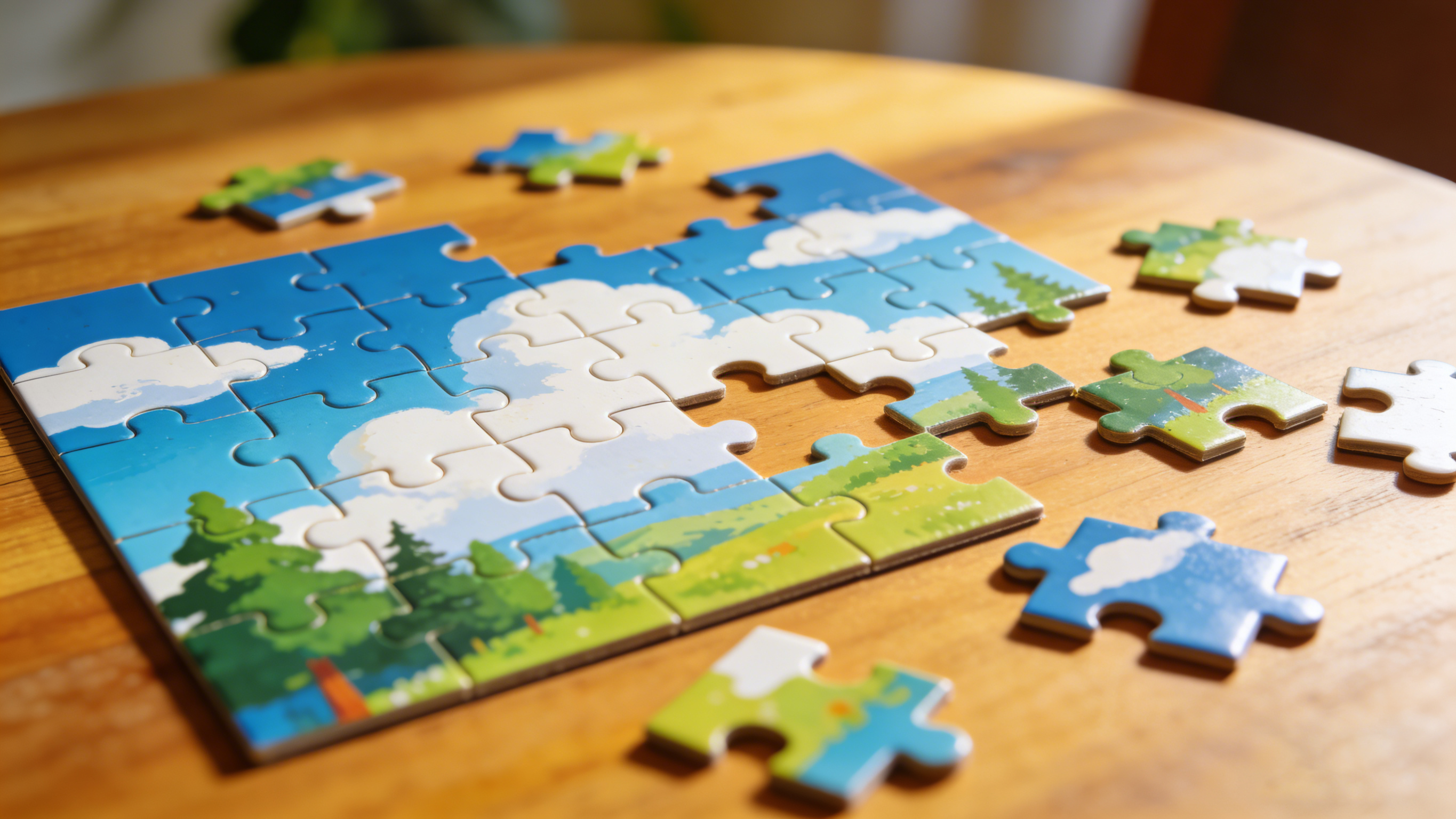 1000d&iacute;ln&eacute; puzzle puzzle poskytuj&iacute; perfektn&iacute; v&iacute;kendovou v&yacute;zvu